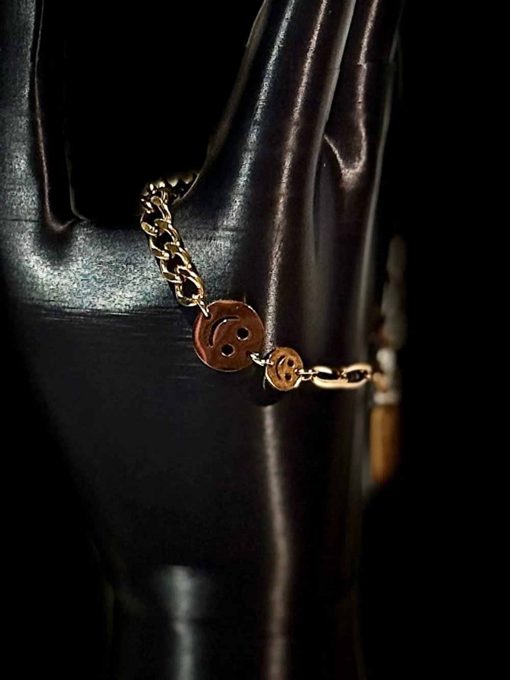 Gold Tone Good Luck Charm Bracelet